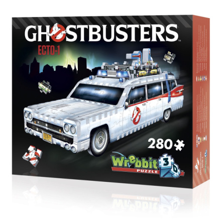 WREBBIT 3D puzzle Auto GhostbustersECTO-1, 280 dílků 144641