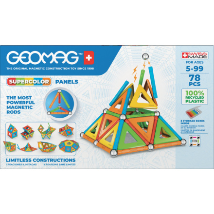 GEOMAG Supercolor Panels 78 dílků 145036