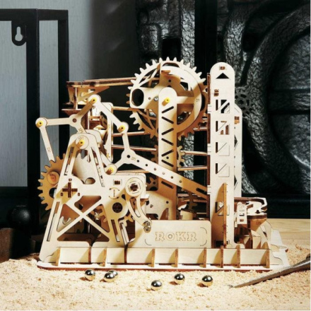 ROBOTIME Rokr 3D dřevěné puzzle Kuličková dráha: Explorer 260 dílků 145780