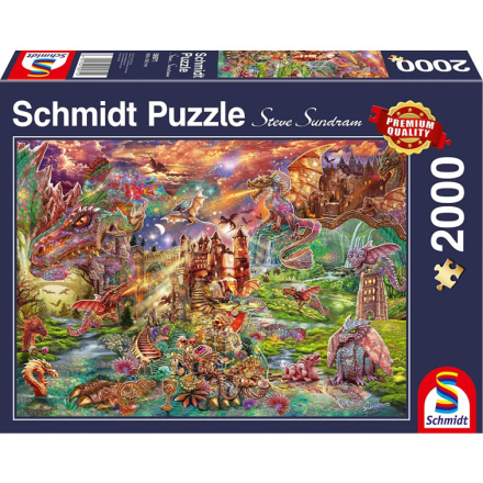 SCHMIDT Puzzle Dračí poklad 2000 dílků 145812