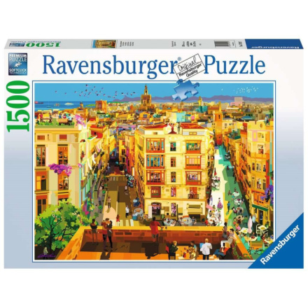 RAVENSBURGER Puzzle Stolování ve Valencii 1500 dílků 146022