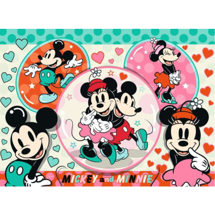RAVENSBURGER Puzzle Mickey a Minnie: Vysněný pár XXL 150 dílků 146026