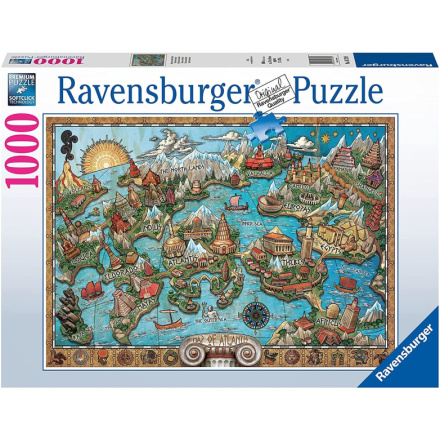 RAVENSBURGER Puzzle Tajemná Atlantida 1000 dílků 146032