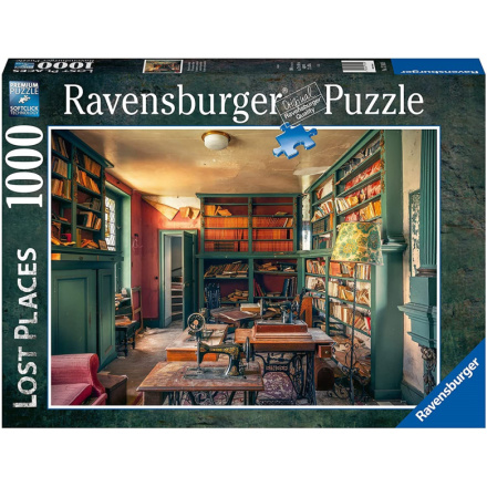 RAVENSBURGER Puzzle Ztracená místa: Záhadná hradní knihovna 1000 dílků 146087