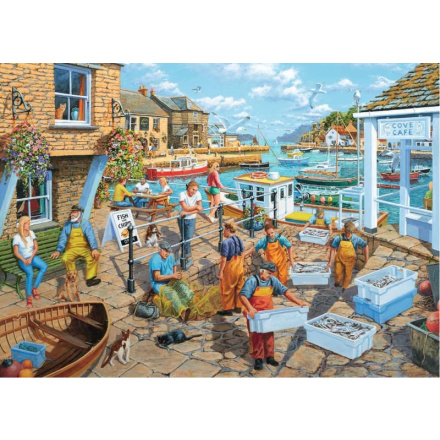 RAVENSBURGER Puzzle Rybářský život 1000 dílků 146356