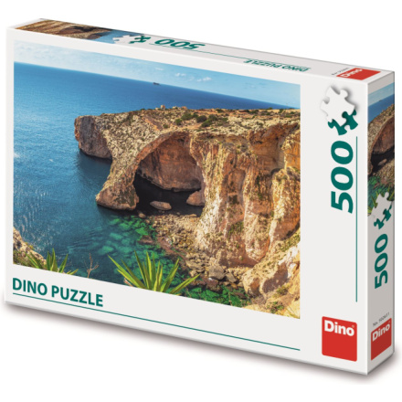 DINO Puzzle Pláž na Maltě 500 dílků 146481