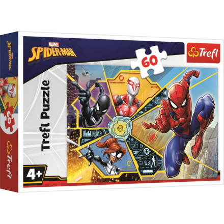 TREFL Puzzle Spiderman: Na síti 60 dílků 146614