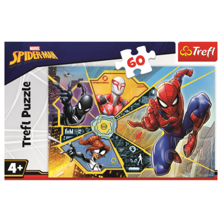 TREFL Puzzle Spiderman: Na síti 60 dílků 146614