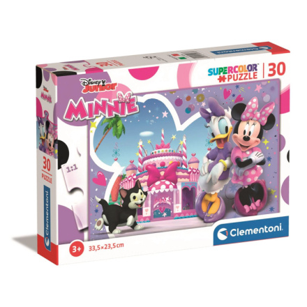 CLEMENTONI Puzzle Myška Minnie: Dort k narozeninám 30 dílků 146688