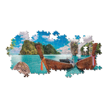 CLEMENTONI Panoramatické puzzle Zátoka na ostrově Phuket 1000 dílků 146804