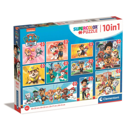 CLEMENTONI Puzzle Tlapková patrola 10v1 146843