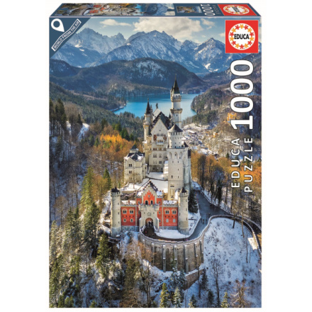 EDUCA Puzzle Zámek Neuschwanstein ze vzduchu 1000 dílků 147101