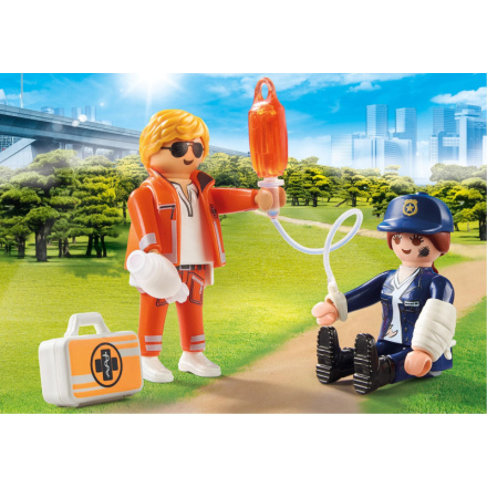 PLAYMOBIL® Duo Pack 70823 Pohotovostní lékař a policistka 147308