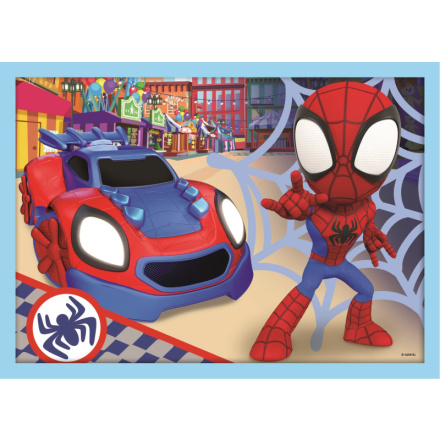 TREFL Puzzle Spidey a jeho úžasní přátelé 4v1 (12,15,20,24 dílků) 147797