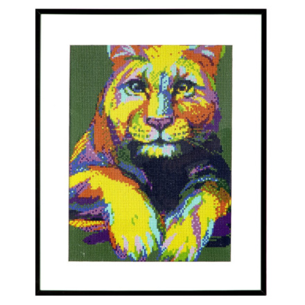 GRAFIX Diamantové malování Panter 40x50cm 147802