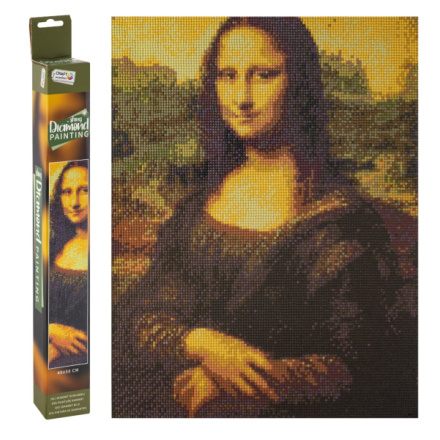 GRAFIX Diamantové malování Mona Lisa 40x50cm 147804