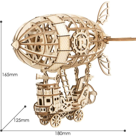 ROBOTIME Rolife 3D dřevěné puzzle Vzducholoď 176 dílků 147961