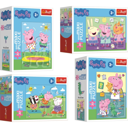 TREFL Displej Puzzle Prasátko Peppa 20 dílků (24 ks) 148013