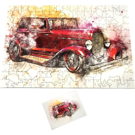 FA LIXEN Dřevěné puzzle Veterán 3999, 200 dílků v dárkové krabičce 148048