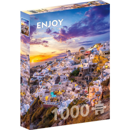 ENJOY Puzzle Západ slunce nad Santorini 1000 dílků 148532