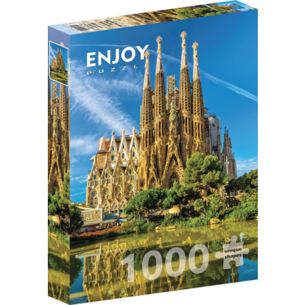 ENJOY Puzzle Bazilika Sagrada Familia, Barcelona 1000 dílků 148540