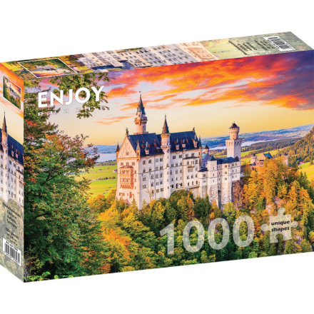 ENJOY Puzzle Zámek Neuschwanstein na podzim, Německo 1000 dílků 148544