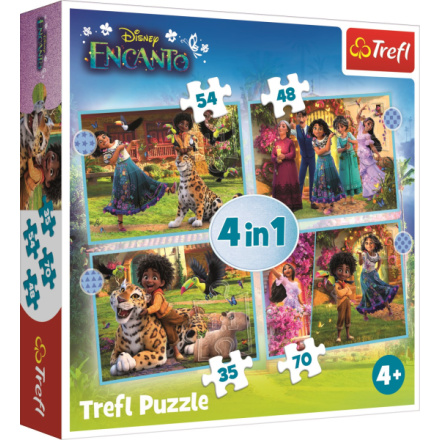 TREFL Puzzle Encanto 4v1 (35,48,54,70 dílků) 148694