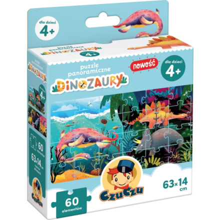 CZUCZU Panoramatické puzzle Dinosauři 60 dílků 148841