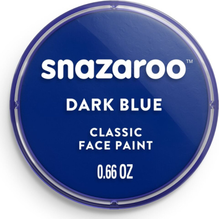 SNAZAROO Barva na obličej Tmavě modrá (Dark Blue) 18ml 149232