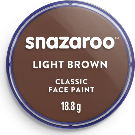 SNAZAROO Barva na obličej Světle hnědá (Light Brown) 18ml 149238