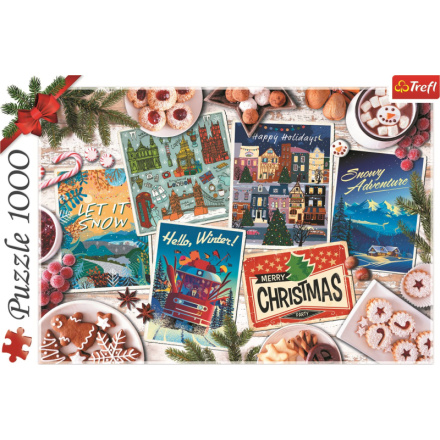 TREFL Puzzle Vzpomínky na zimu 1000 dílků 149379