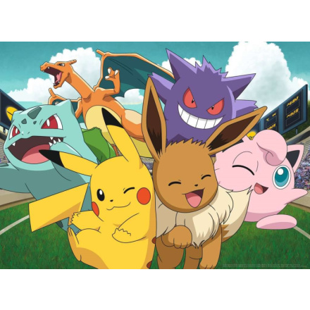 RAVENSBURGER Puzzle Pokémoni na stadionu 500 dílků 149615