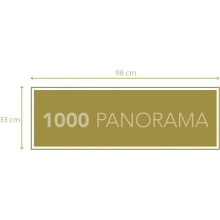 CLEMENTONI Panoramatické puzzle Netflix: Dámský gambit 1000 dílků 149834