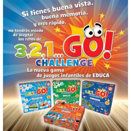 EDUCA Hra 3,2,1… GO! Challenge Puzzle 150096