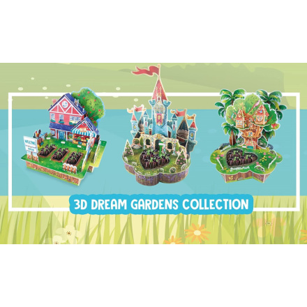 EDUCA Kreativní sada 3D Dream Gardens: Hrad 2v1 150129