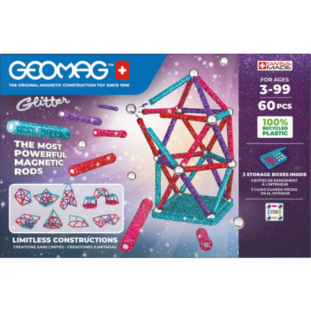 GEOMAG Glitter 60 dílků 150327