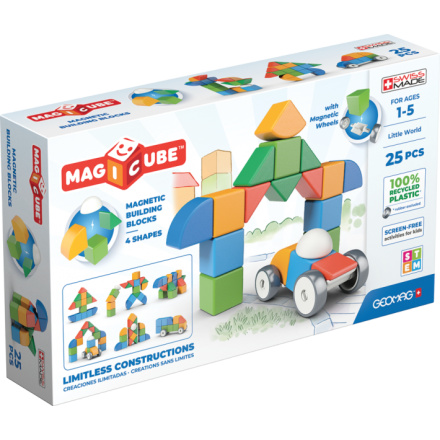 GEOMAG Magnetické kostky Magicube Shapes 25 dílů 150340