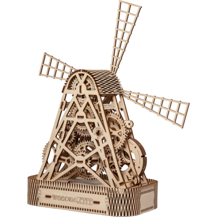 WOODEN CITY 3D puzzle Mlýn 222 dílů 150357