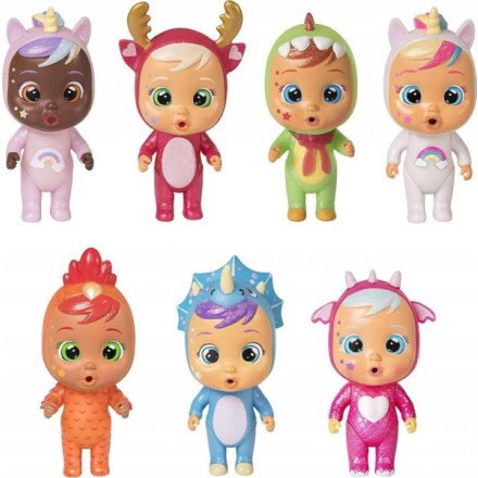 TM TOYS Cry Babies Magic Tears Fantasy Paci domeček - světle růžový 150799