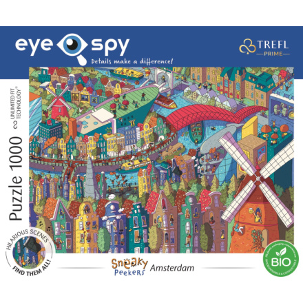 TREFL Puzzle UFT Eye-Spy Sneaky Peekers: Amsterdam 1000 dílků 150803