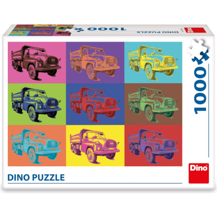 DINO Puzzle Pop Art: Tatra 1000 dílků 150915