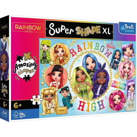 TREFL Puzzle Super Shape XL Rainbow High 160 dílků 150968