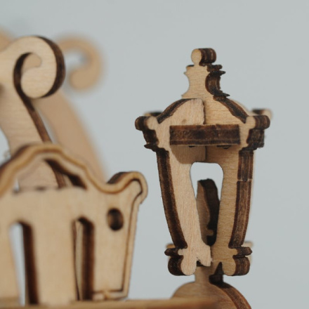 ROBOTIME Rolife 3D dřevěné puzzle Kočár z dýně 182 dílků 151013