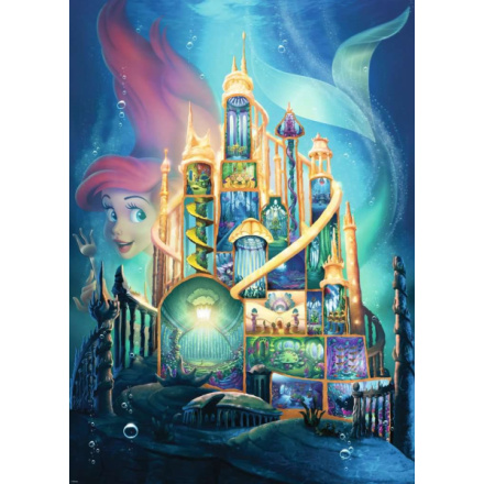 Puzzle Disney Castle Collection: Ariel 1000 dílků 151355