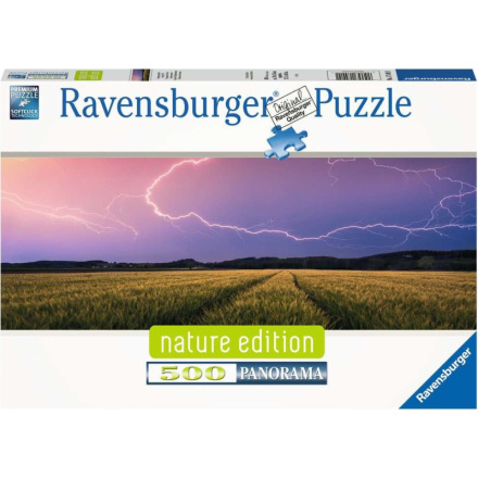 RAVENSBURGER Panoramatické puzzle Letní bouřka 500 dílků 151516