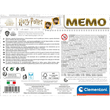 CLEMENTONI Pexeso Harry Potter 151776