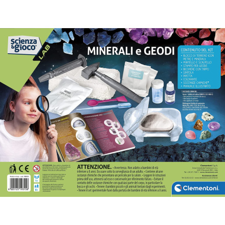 CLEMENTONI Science&Play Laboratoř minerálů a geod 151786