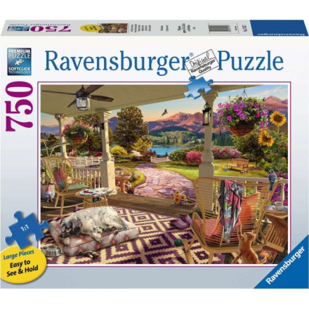 RAVENSBURGER Puzzle Útulná veranda XL 750 dílků 151900