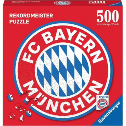 Kulaté puzzle FC Bayern Logo 500 dílků 151973