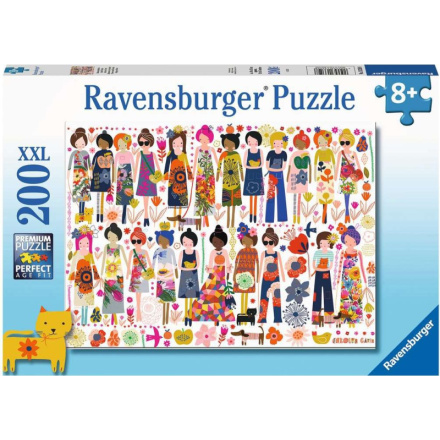 RAVENSBURGER Puzzle Květinové motivy XXL 200 dílků 151979